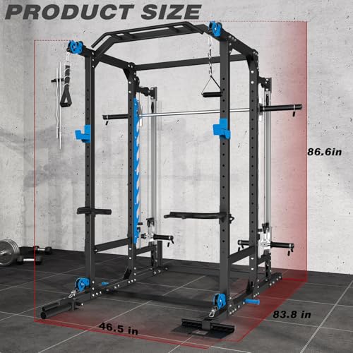 Power Cage with Cable Crossover and LAT-Pull Down System O8289