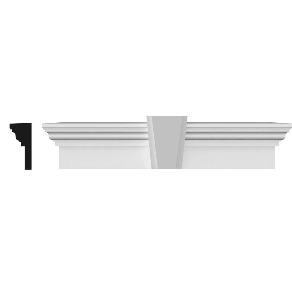 Traditional Crosshead with Deco Keystone G6741