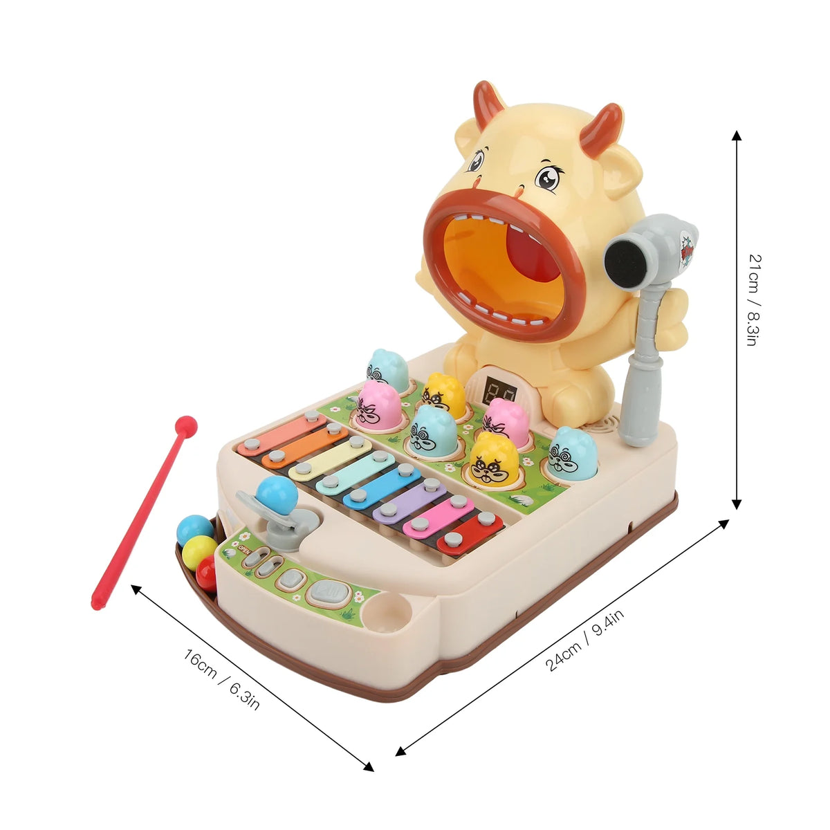 Whack Mouse Game Early Education Toy for Kids Over 3 Years Old V744256