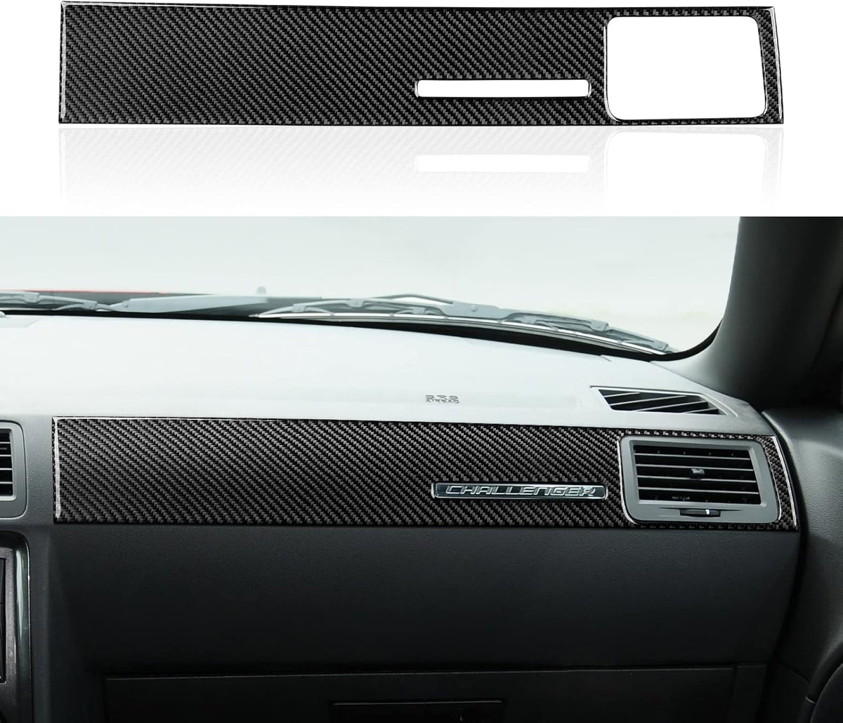 Carbon Fiber Interior Sticker Trim Decal (Center Console Air Vent) Pack of 2 Z755