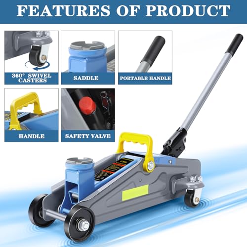2T Portable Hydraulic Floor Jack N444558