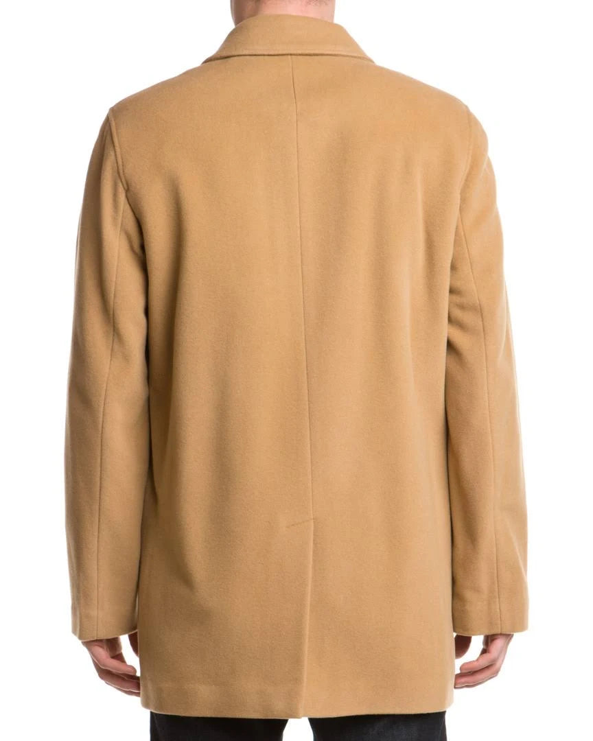 Camel Cashmere Wool Topcoat M5280