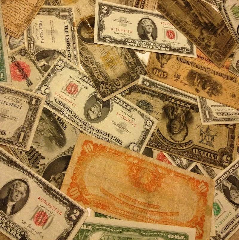 Old Currency Gold Silver Certificate Large Small G20782