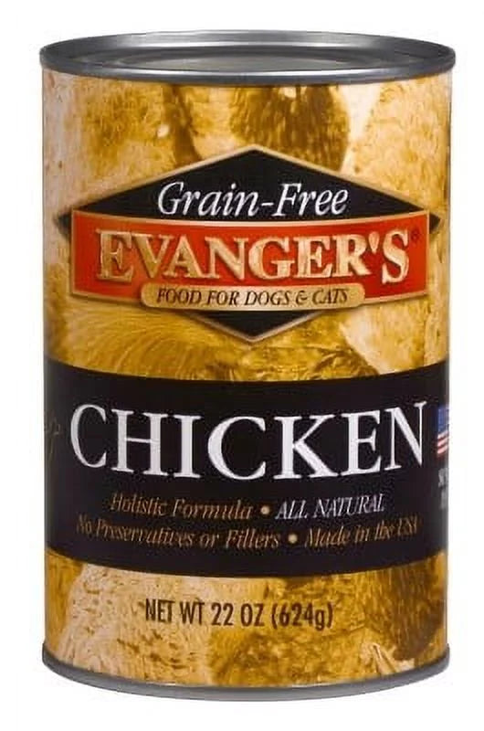 Chicken Wet Dog & Cat Food, 22 oz, 12 Count B303146