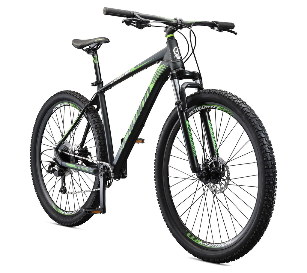 29-in. Mens Mountain Bike, Black and Green X352192