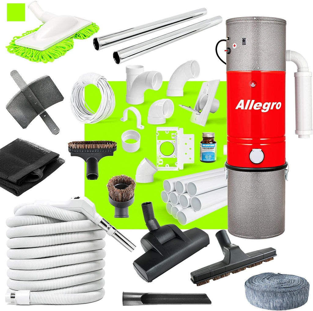 Central Vacuum Complete Air Package with 3 Inlet Kit Installation Kit K1899