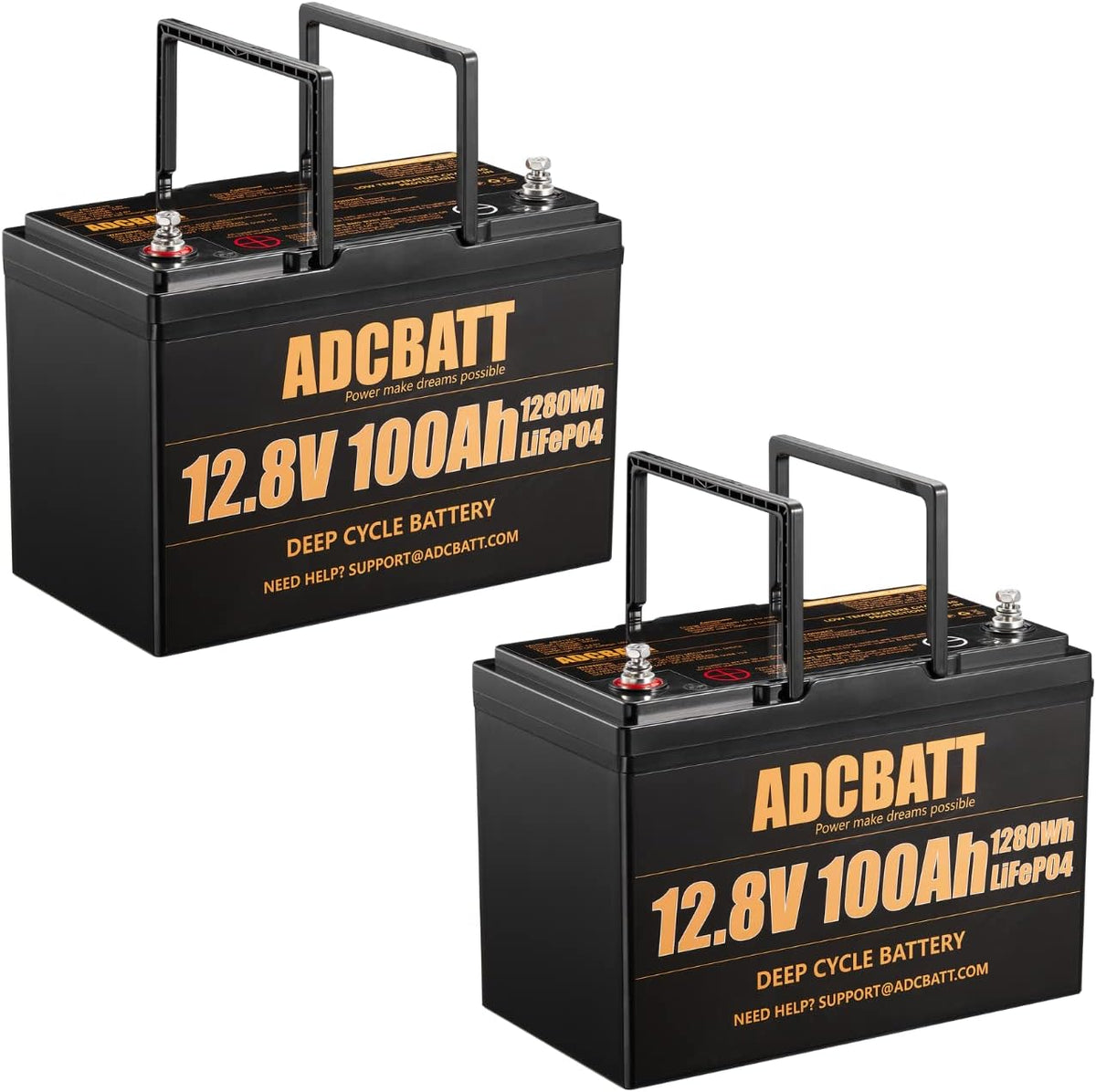 12V 100AH LiFePO4 Lithium Battery with 100A BMS A185