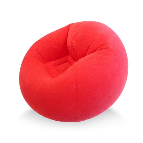 Black Inflatable Bean Bag Chair N770362