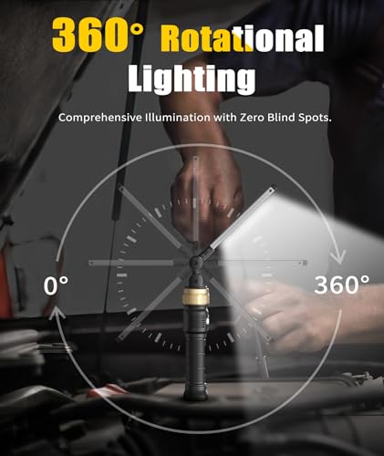 5000mAh Magnetic Rechargeable Work Light S61104