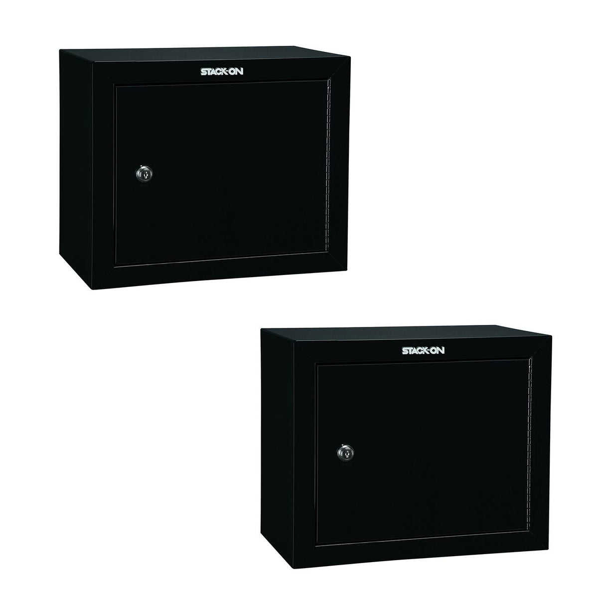 Stackable Locking 18 inch Steel Pistol and Ammo Cabinet Safe (2 Pack) J8827