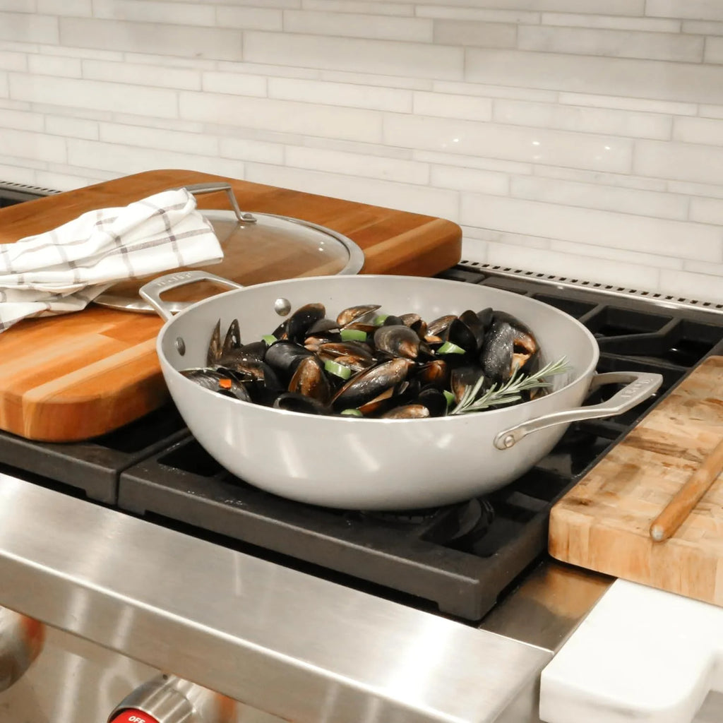 5 Qt Ceramic Nonstick Chef Pan With Cover G85937