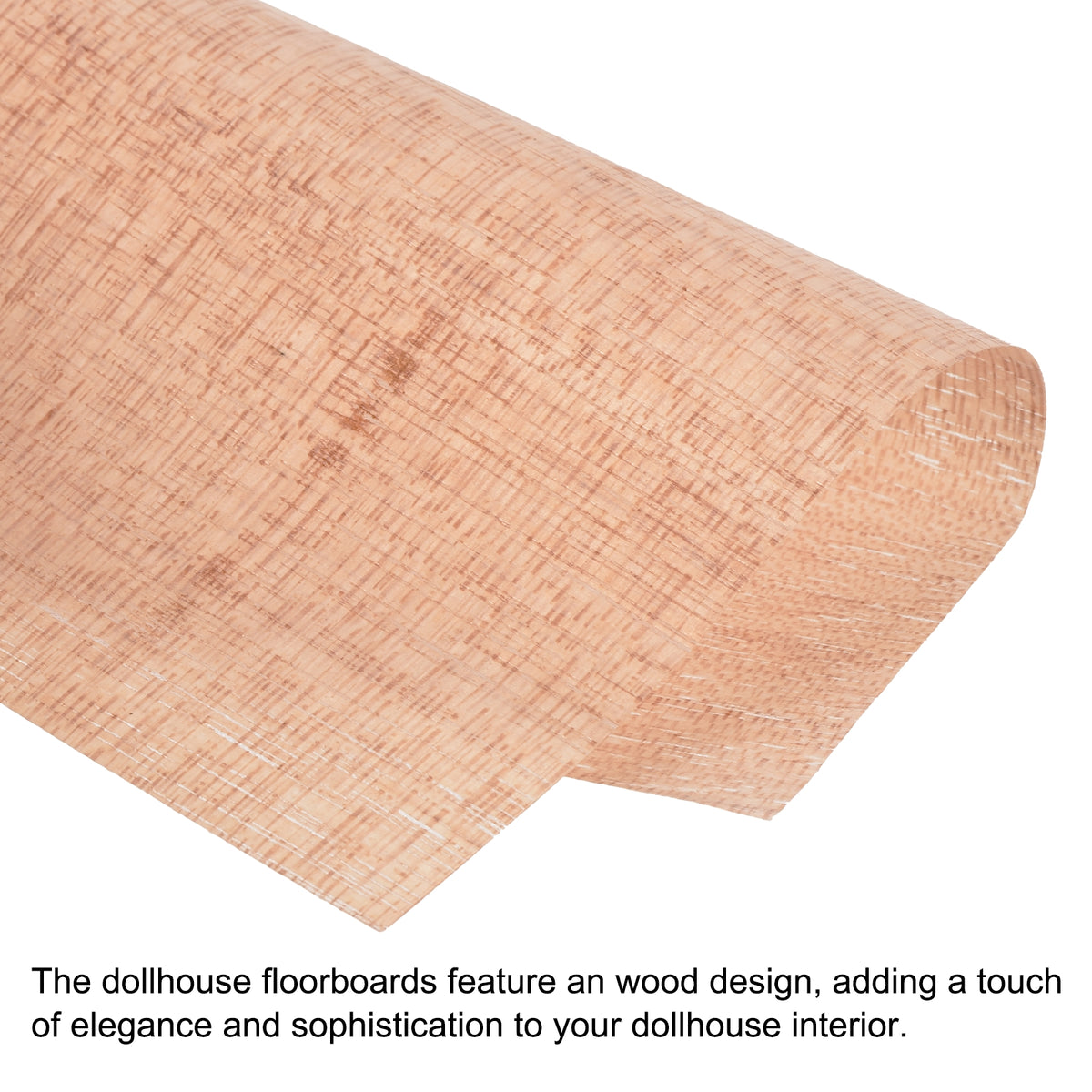 Red Walnut Veneer Dollhouse Flooring 5 Pcs O82496