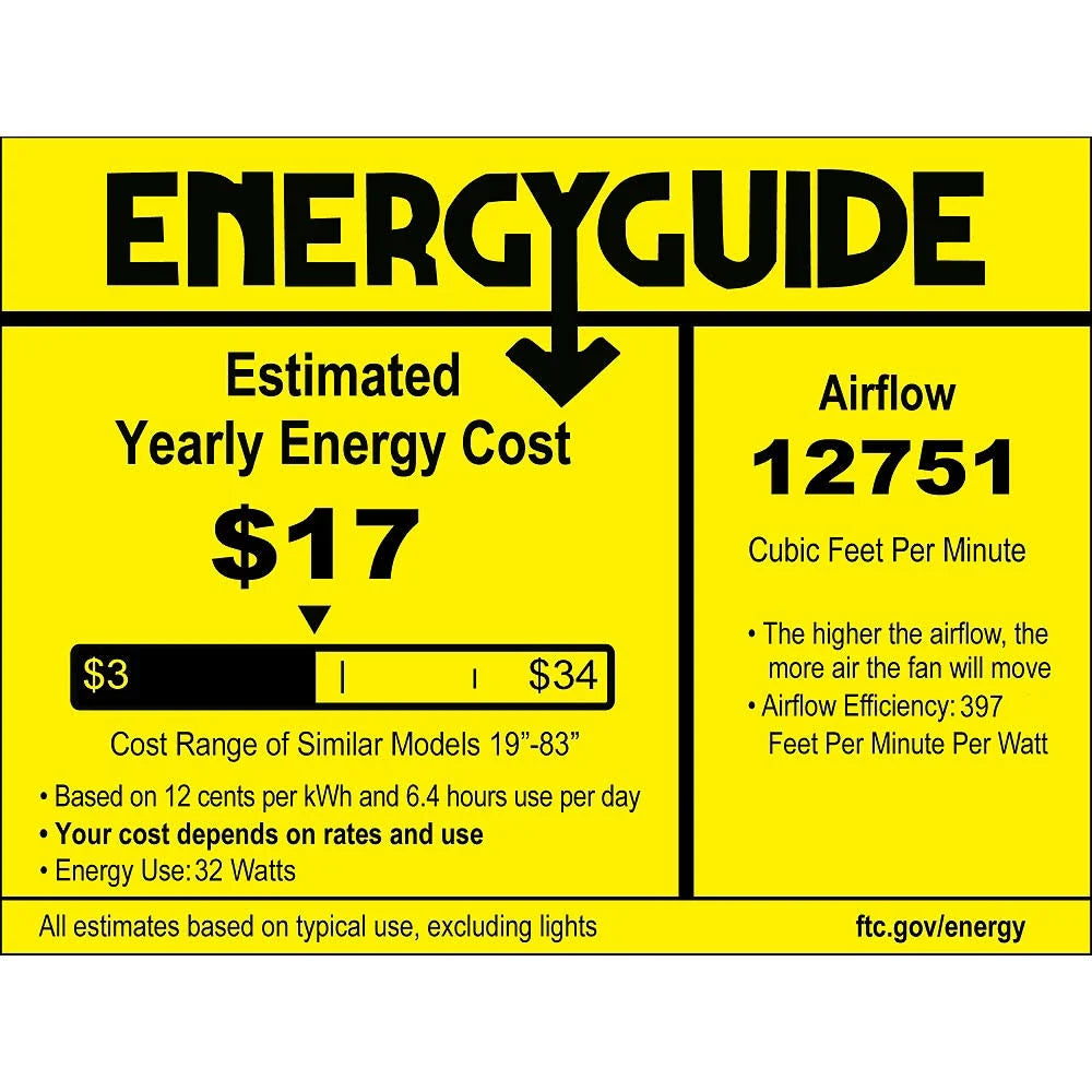 Oil-Rubbed Bronze Large Ceiling Fan C3310