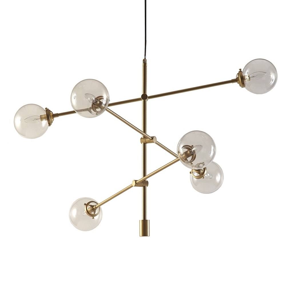 Bronze Sputnik Chandelier C9175