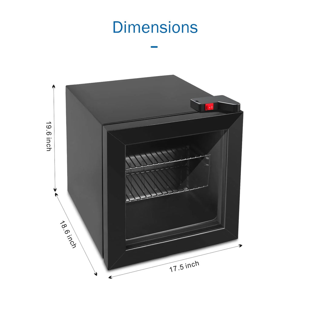 1.1 Cu Ft Countertop Glass Door Freezer F79513