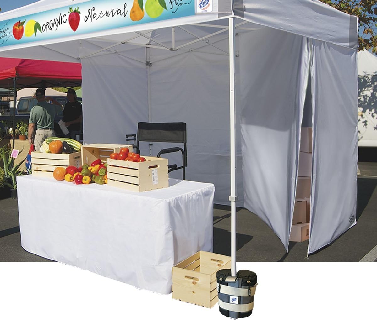 White Canopy Wall Divider O13712