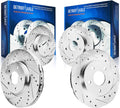 4pc Set Drilled And Slotted Brake Rotors L478820