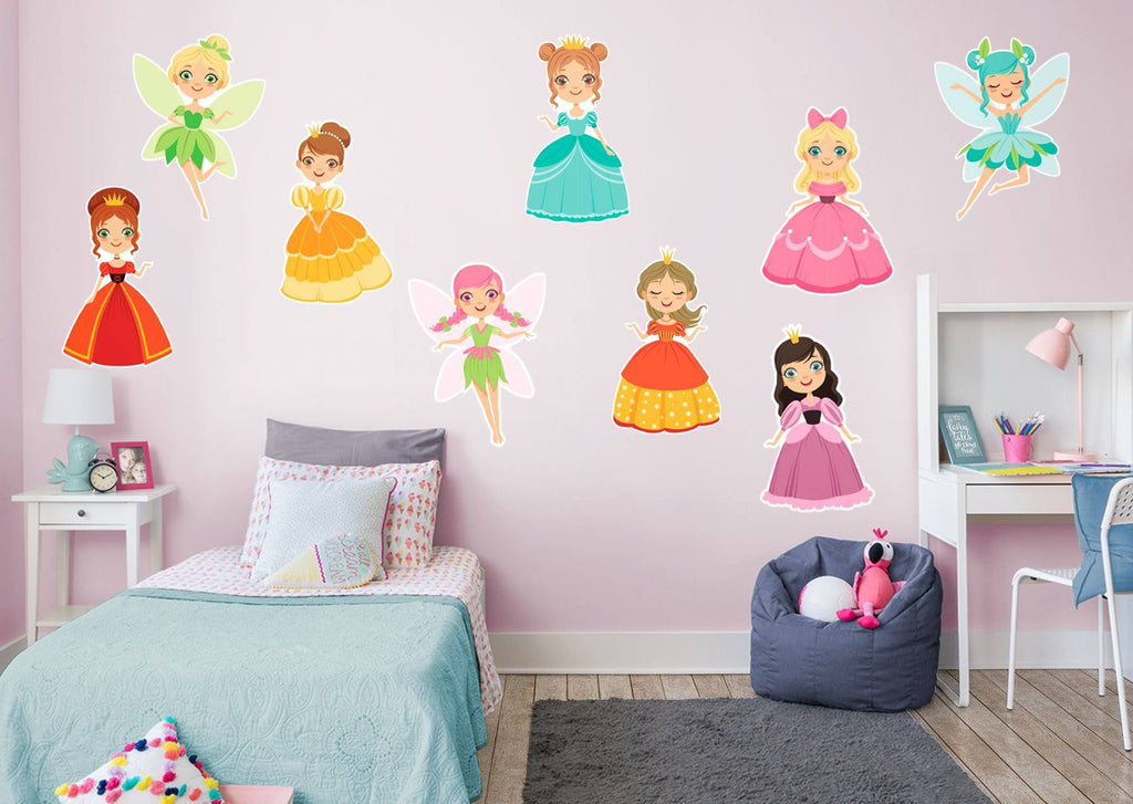 Removable Vinyl Wall Decals 9 Wall Decals (18x22W x 25x22H) D61041