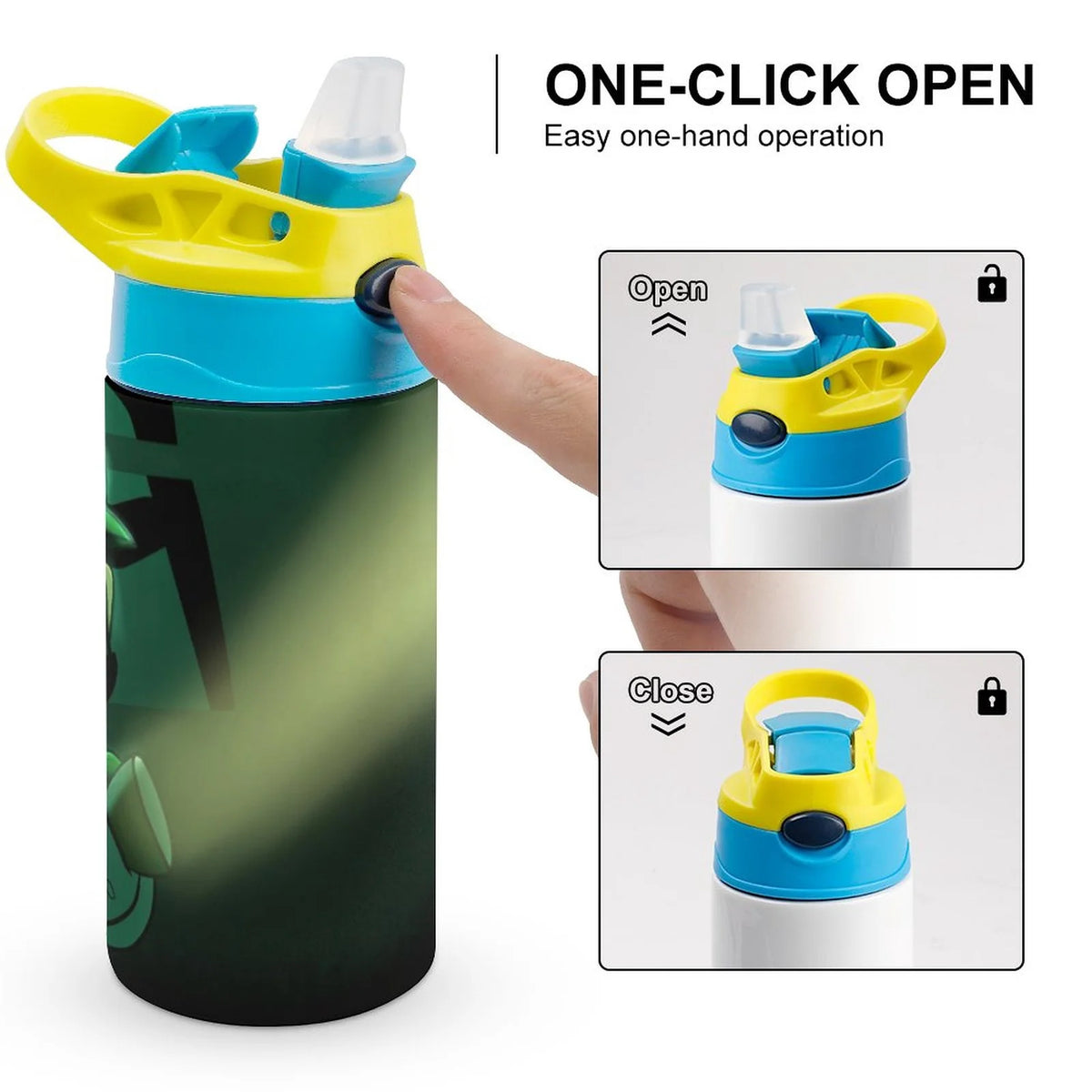Insulated Stainless Steel Water Bottle with Straw N336
