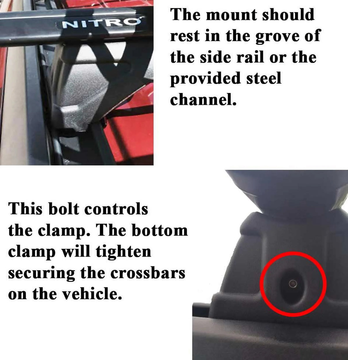 Roof Rack Crossbars for Dodge Nitro 2007-2012 H64332