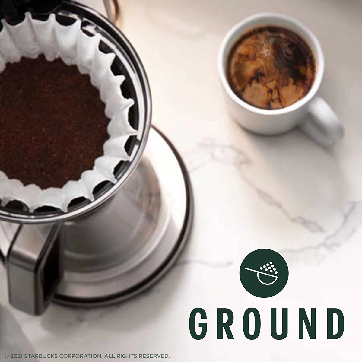 Mocha Flavored Ground Coffee 11 oz Pack of 2 J5382