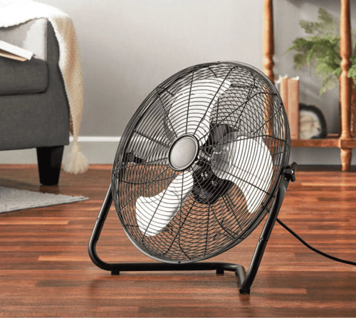 20 inch 3-Speed Steel Floor Fan, Black P890595