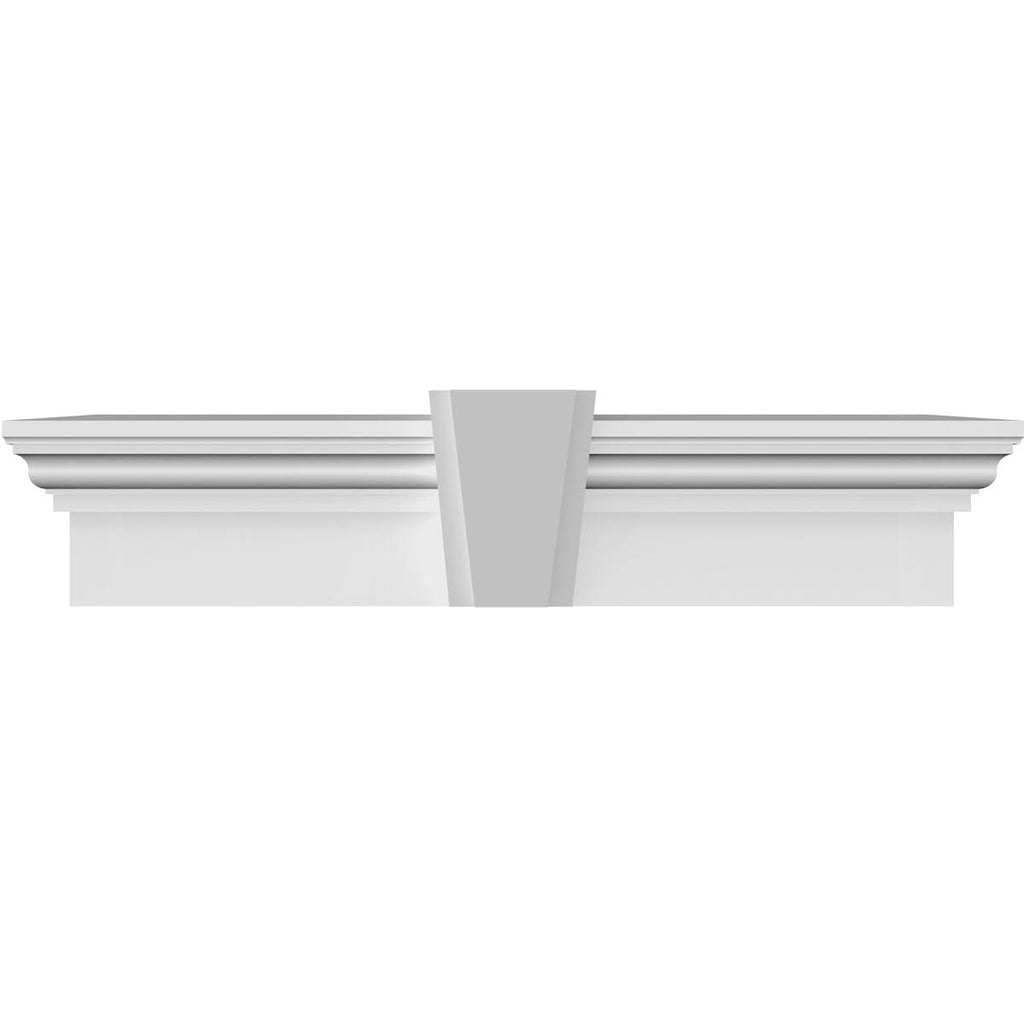 Traditional Crosshead with Deco Keystone G6741