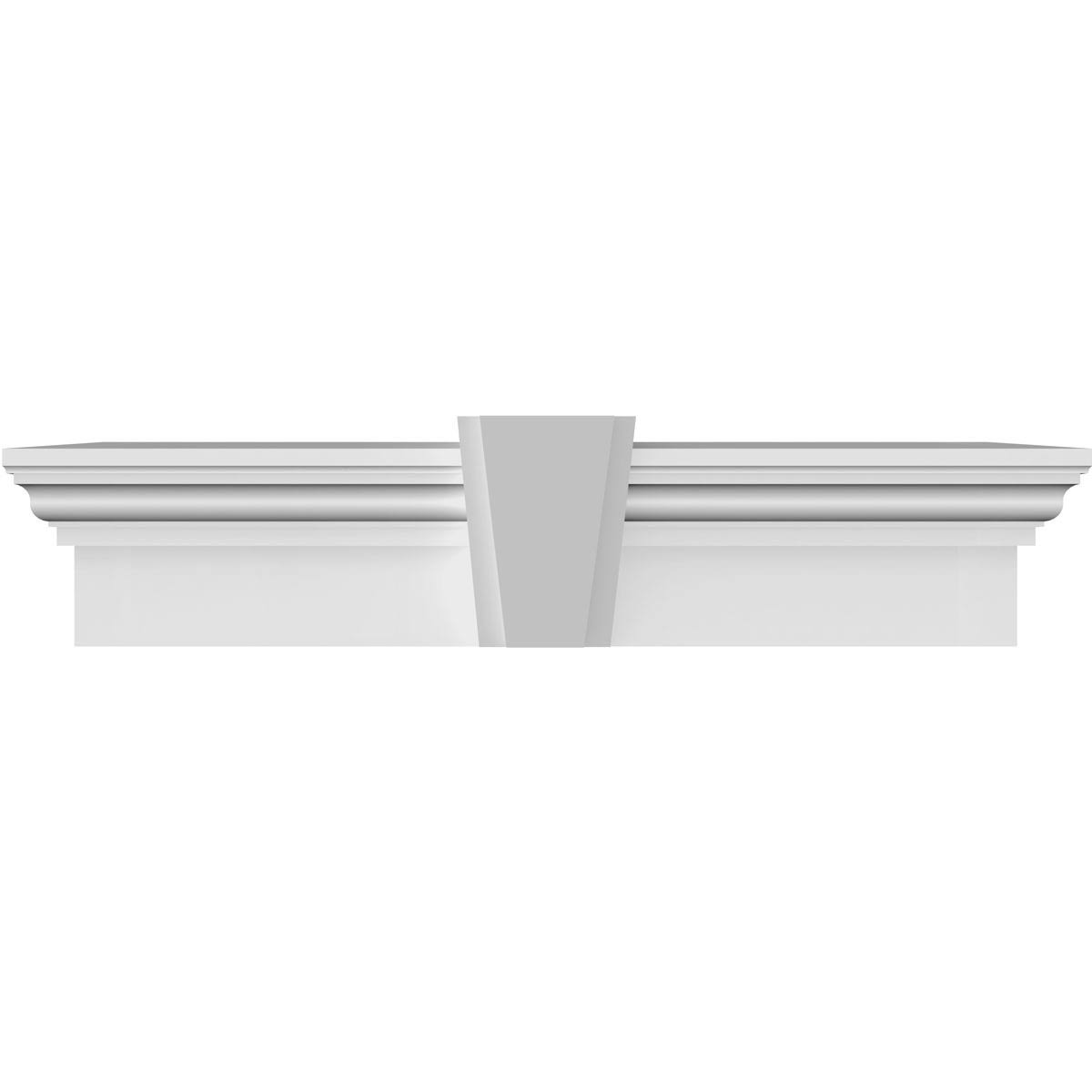 Traditional Crosshead with Deco Keystone G6741