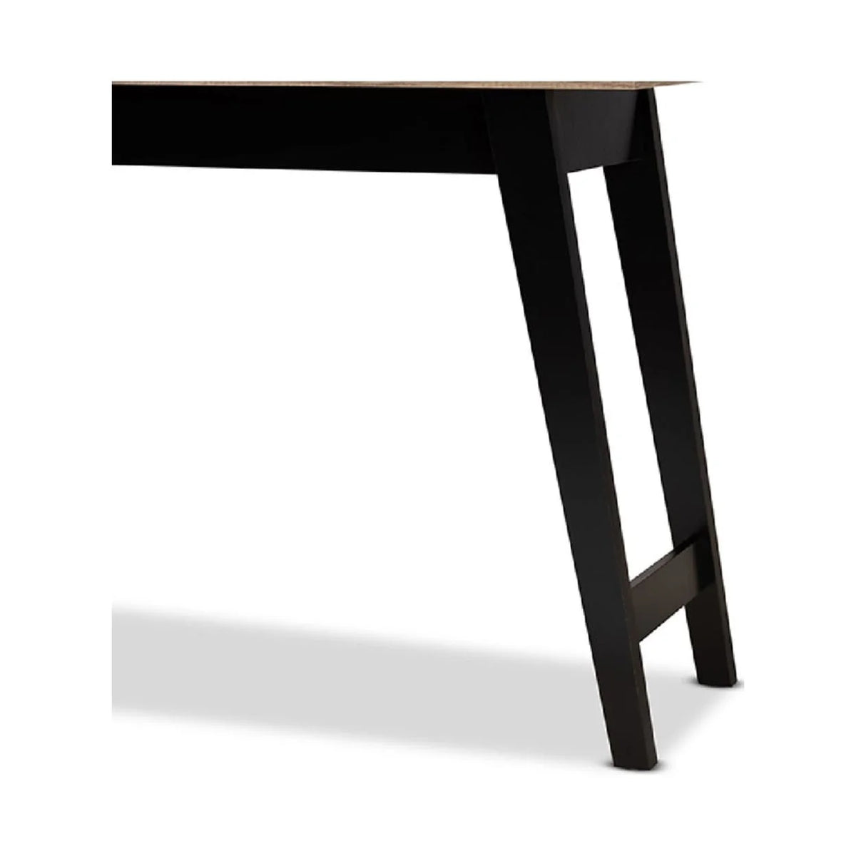 Light Brown Wood 2-Drawer Console Table W770