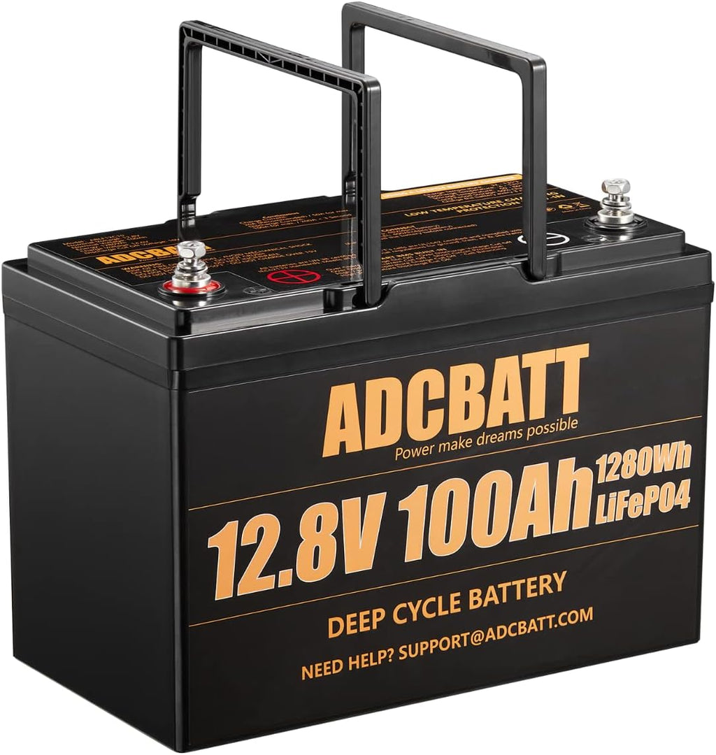 12V 100AH LiFePO4 Lithium Battery with 100A BMS A185