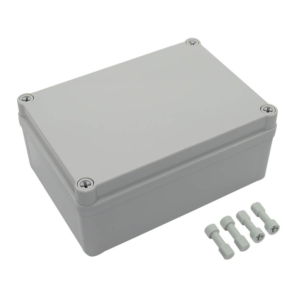 Gray Waterproof IP67 Junction Box Enclosure 11 x 11 x 7.1 inch Pack of 2 R227