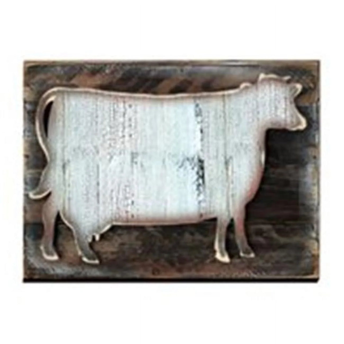 Cow Art on Board Wall Decor Y3885