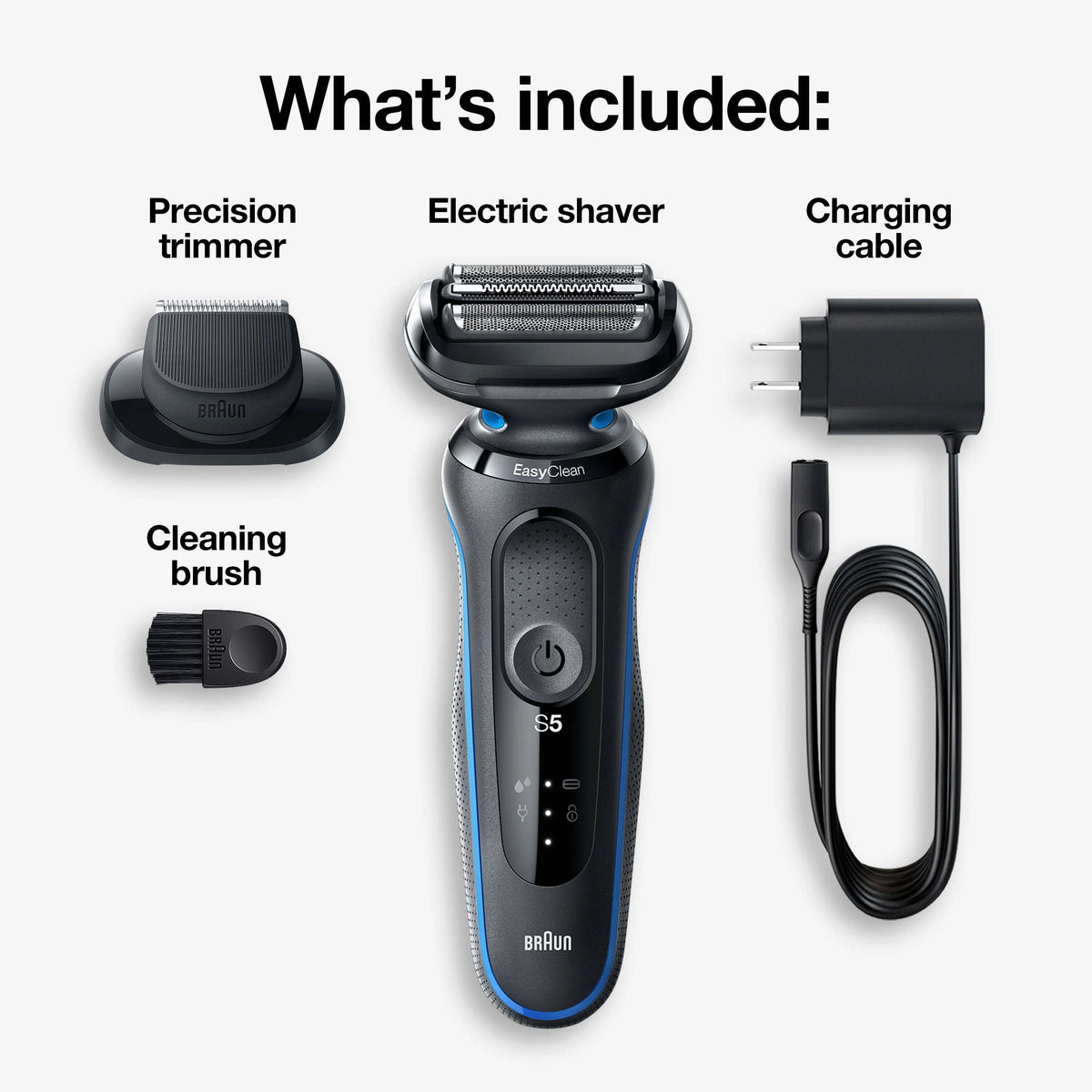 Rechargeable Wet Dry Electric Shaver with Charging Stand J230