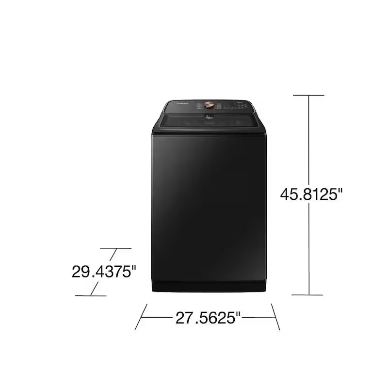 Top Load Washer with Pet Care Solution and Auto Dispense System in Brushed Black G618855