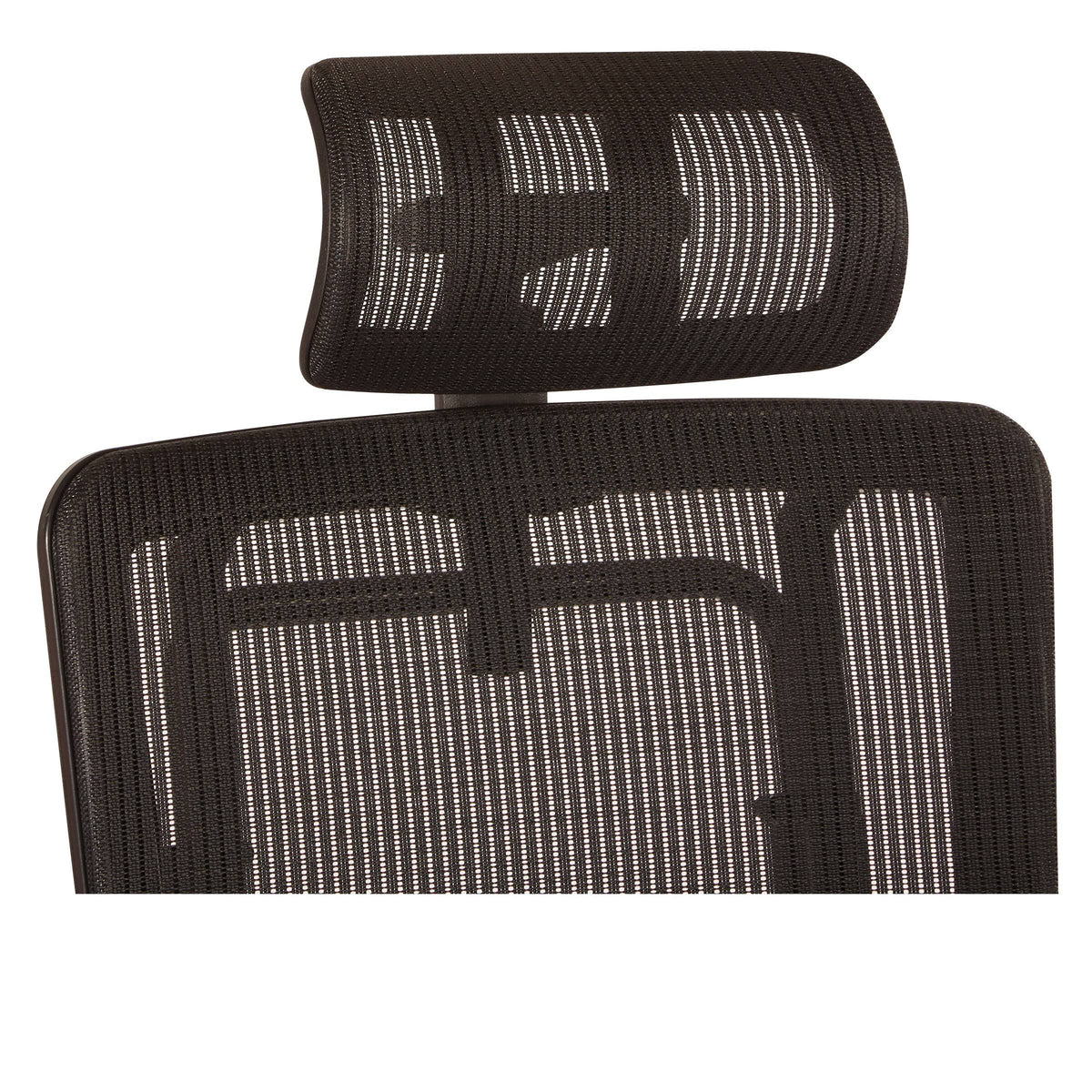 Black Mesh Back Chair with Headrest Y17345