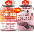 Vitamin ADK with B12 Gummies + Hydrolyzed Collagen Gummies N89644