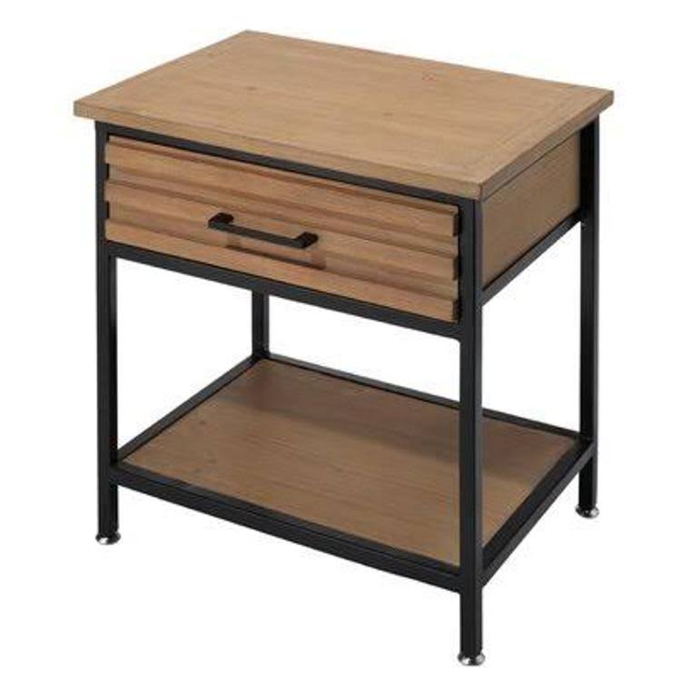 End Table with Storage Q825