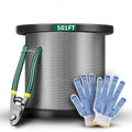 1/8" T316 Stainless Steel Cable with Cutter N42175