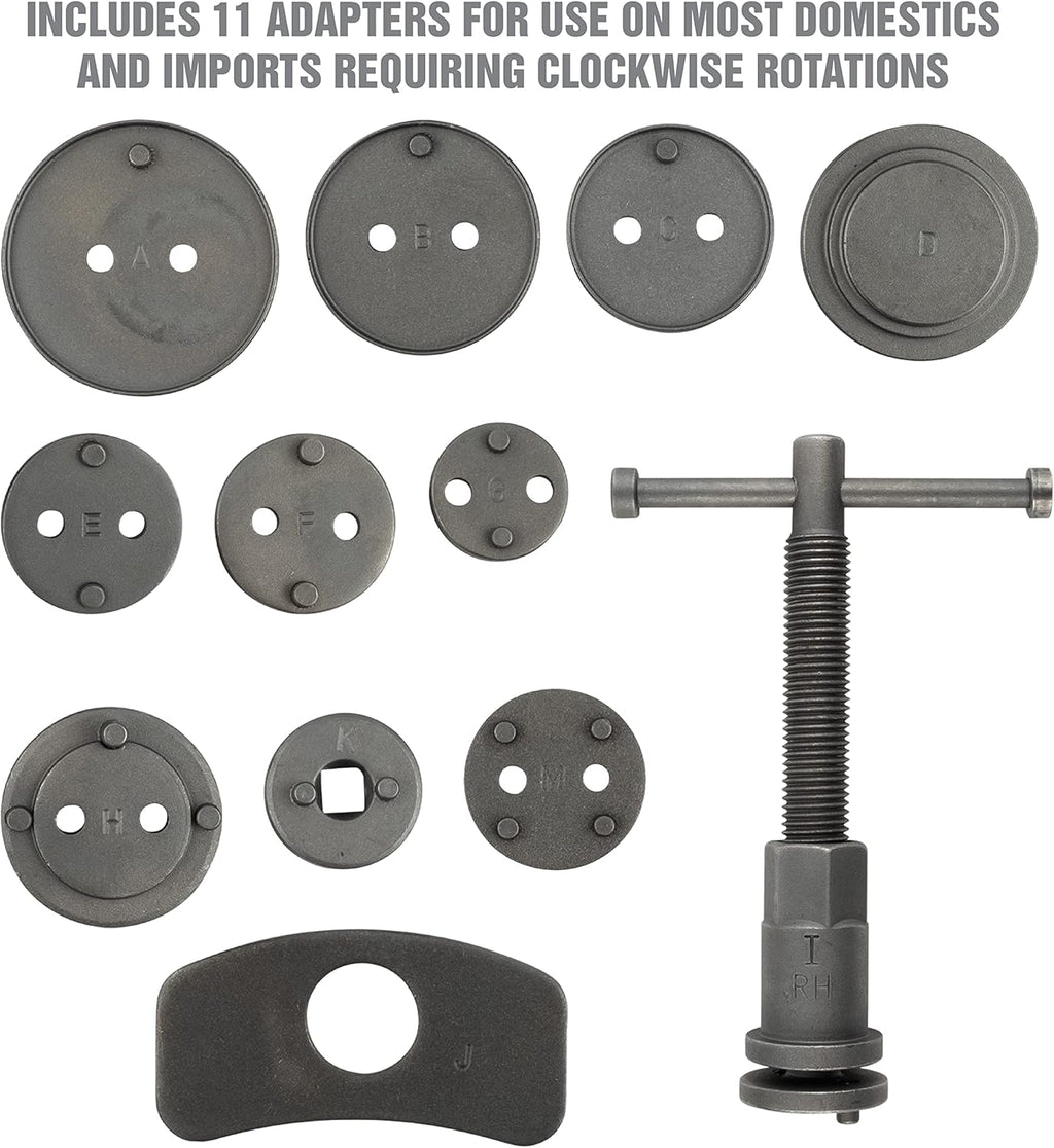 Disc Brake Tool Set with 11 Adapters V1016