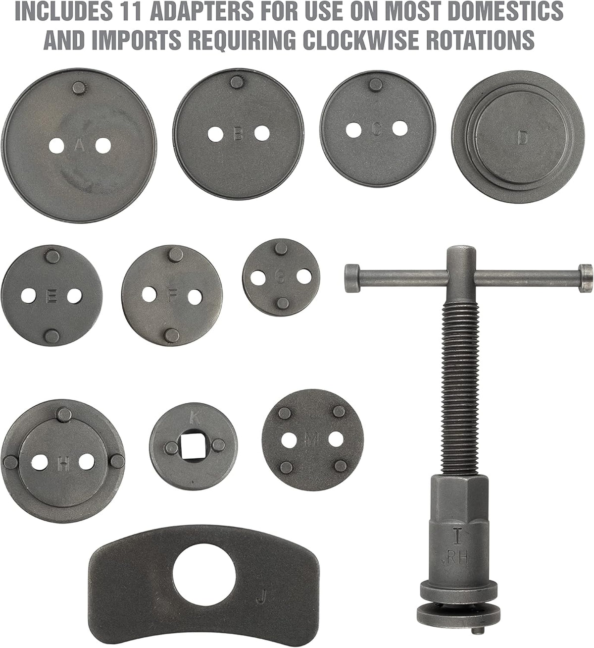 Disc Brake Tool Set with 11 Adapters V1016