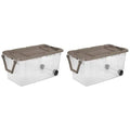 160 qt. Wheeled Storage Box, Case of 2 A518128