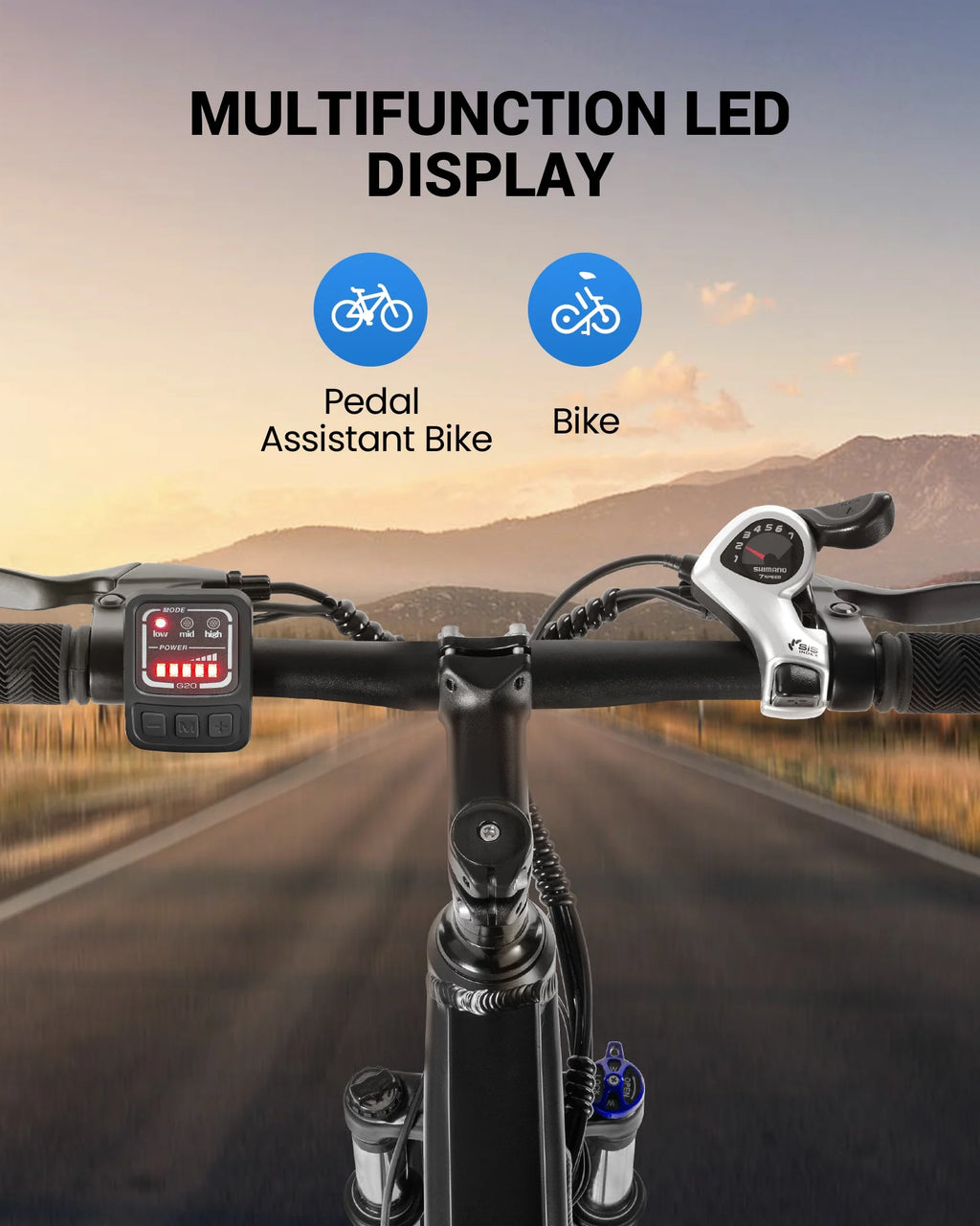 350W 26 Electric Mountain Bike with Removable Battery V402
