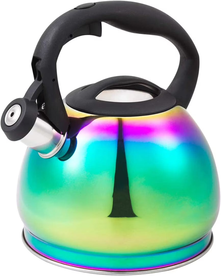 Rainbow Whistling Tea Kettle Stainless Steel 3.2 Quart V115138