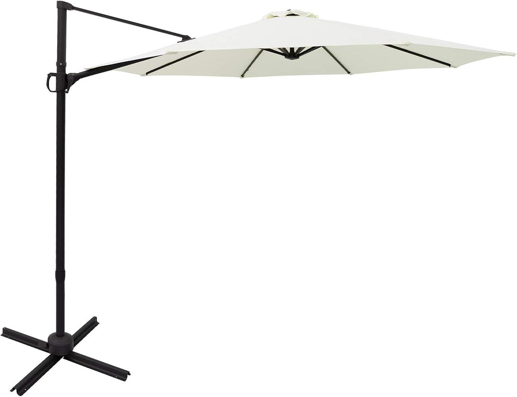 10 ft Cantilever Offset Patio Umbrella and Stand L66035