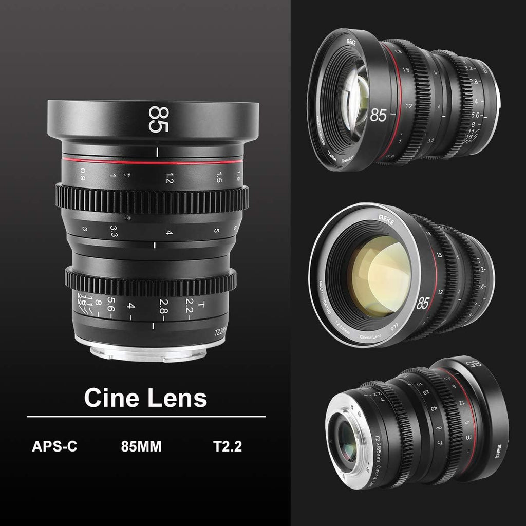 85mm T2.2 Manual Focus Cinema Lens for M43 Mount T89533