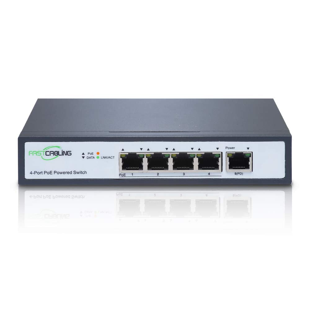 PoE Powered Switch, PoE+ Extender, 71W Passthrough Power Q5250