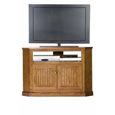 Caribbean Rum Wood Corner TV Stand X45121