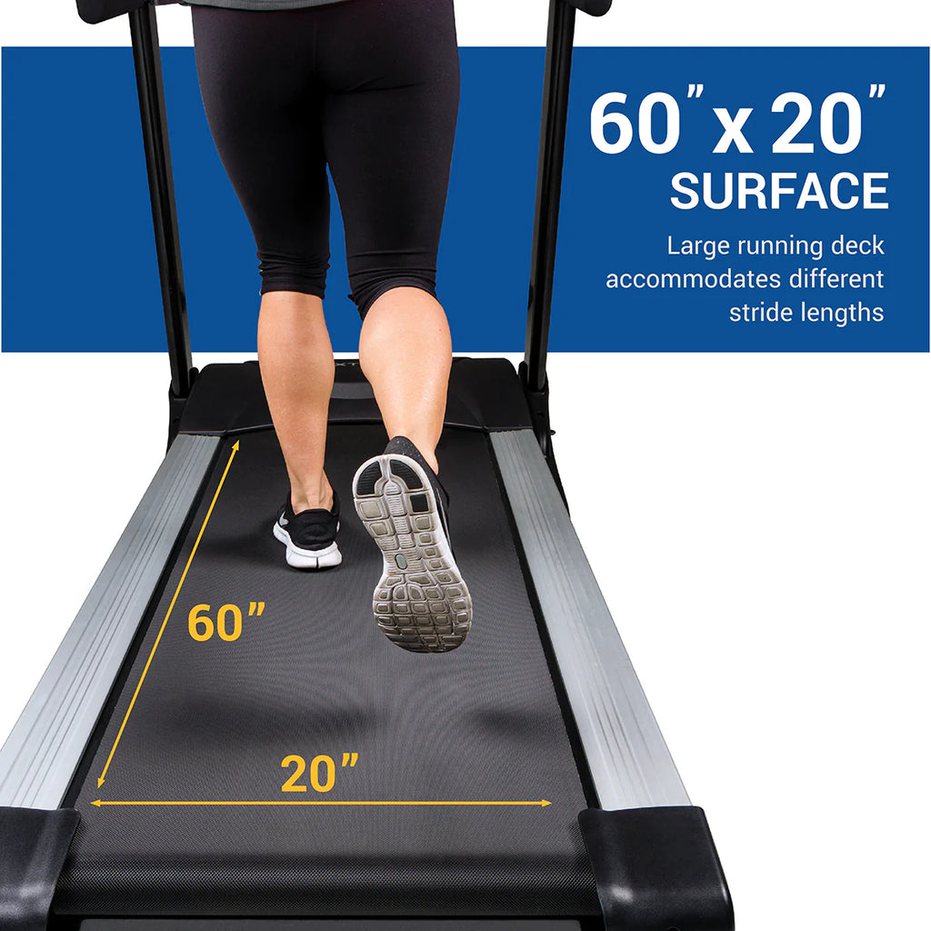 Folding Treadmill with Heart Rate Chest Strap Y84948
