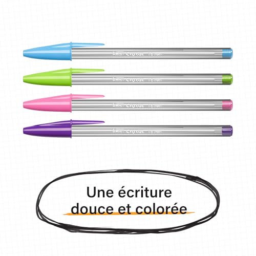 Multicolour Ballpoint Pens Wide Tip 1.6mm Pack Of 15 K964342
