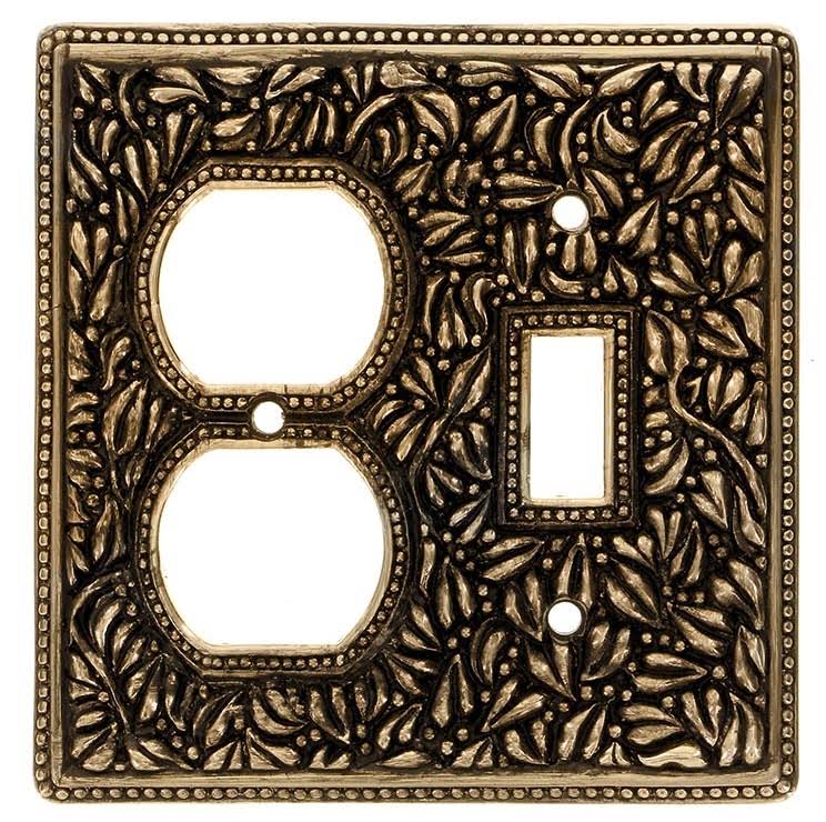Antique Gold Wall Plate T12227